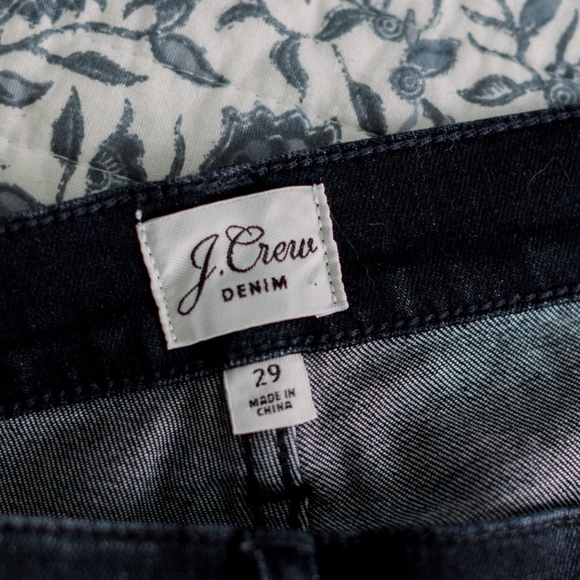 J.Crew 9" Demi-Boot Crop Jean in Charcoal Size 29 - Picture 9 of 13